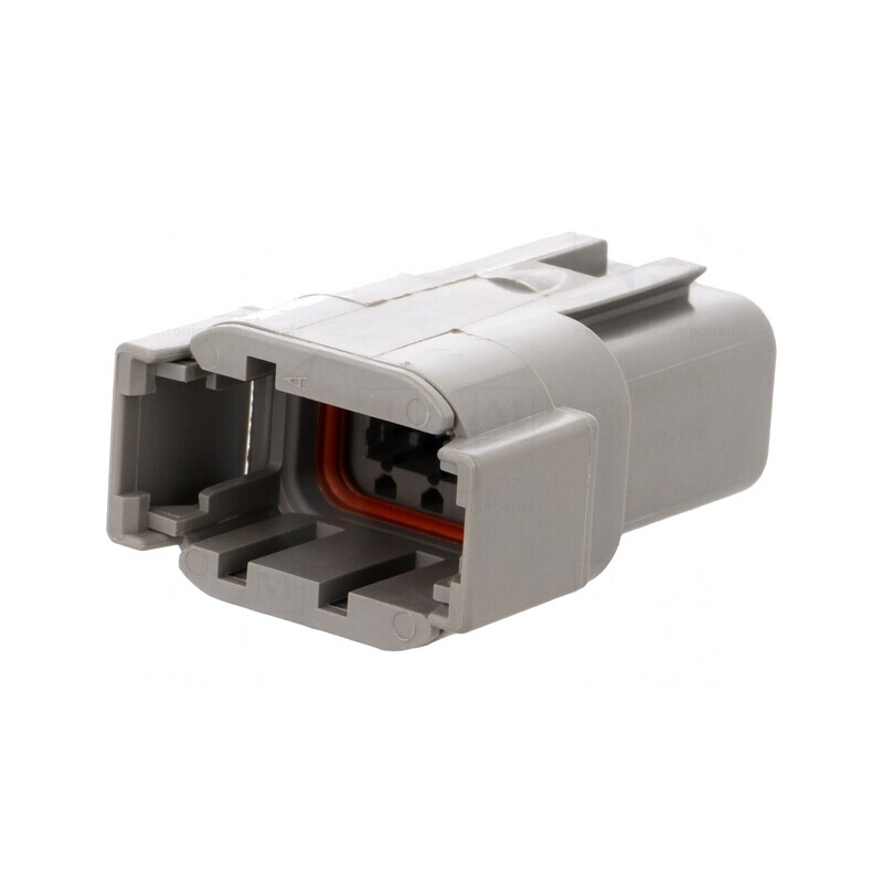 Conector DTM 8-Pin Gri IP68 | Electronic-mag.ro | Componente Electronice