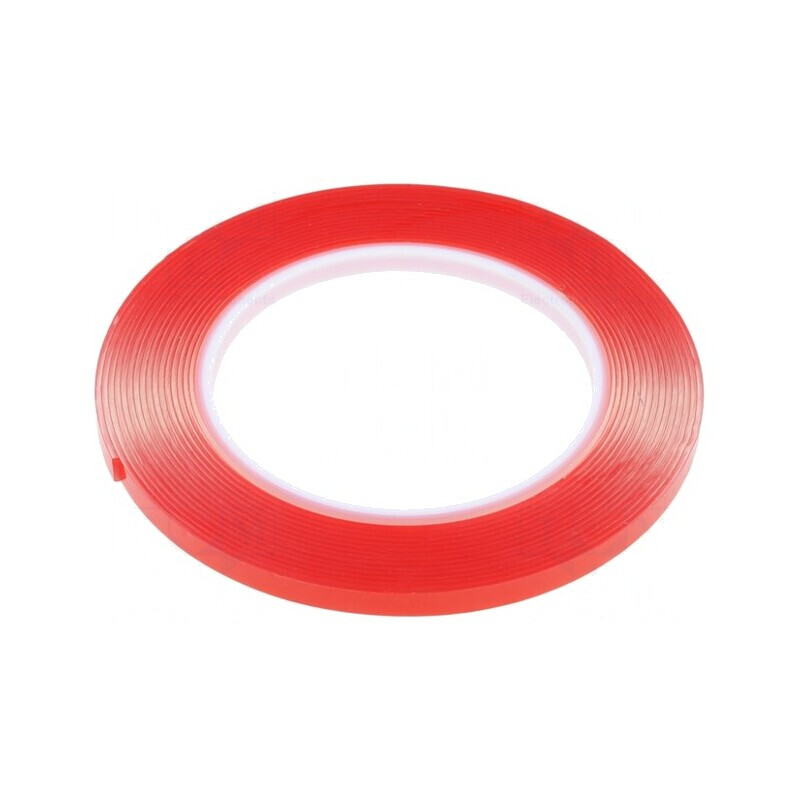 Bandă dublă adezivă acrilică 6mm x 5m | Electronic-mag.ro | Componente Electronice