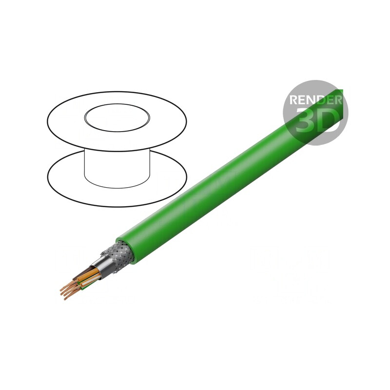 Cablu de Rețea ETHERLINE® Cat.5e SF/UTP 26AWG PVC | Electronic-mag.ro | Componente Electronice