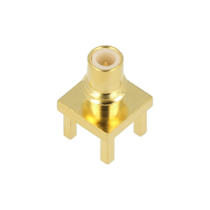 Conector Tată 50Ω THT PTFE Aurit Alamă | Electronic-mag.ro | Componente Electronice