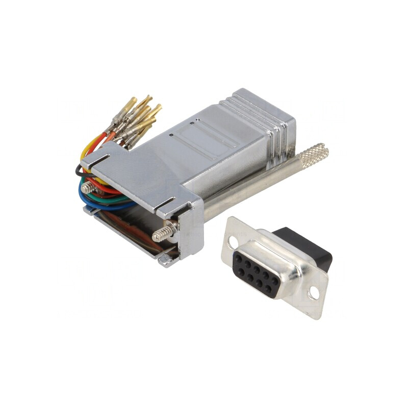 Adaptor D-Sub 9pin mamă la RJ45 soclu | Electronic-mag.ro | Componente Electronice Adaptor D-Sub 9pin mamă la RJ45 soclu | Electronic-mag.ro | Componente Electronice