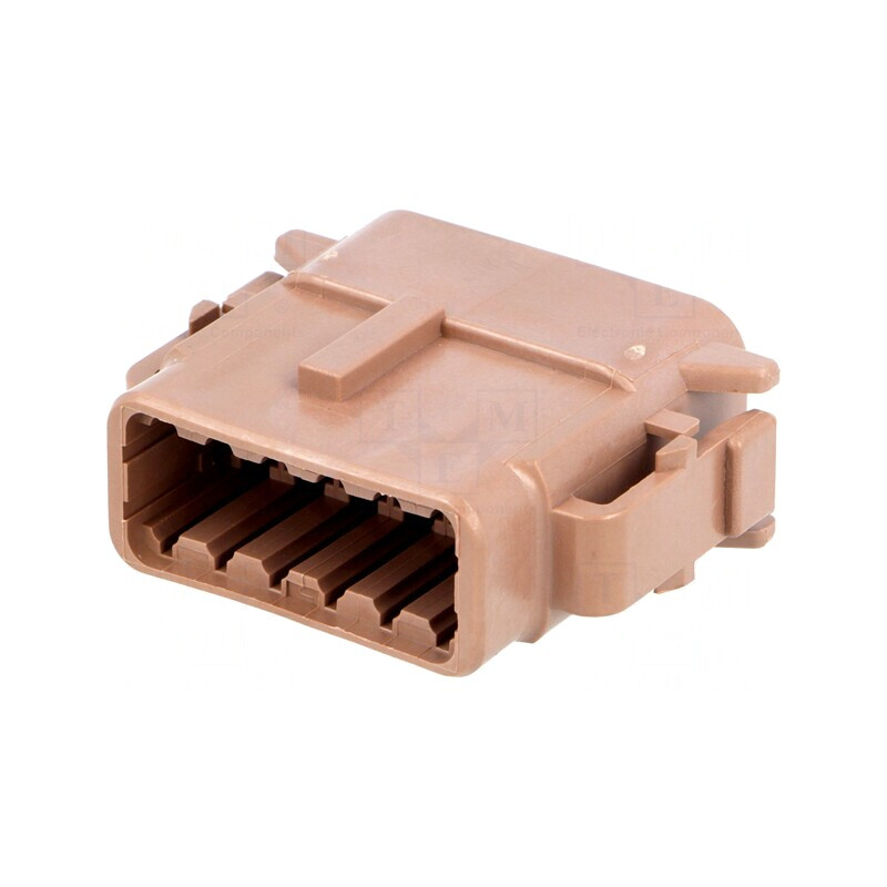 Conector DTM Mamă IP68 12 PIN Maro | Electronic-mag.ro | Componente Electronice