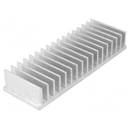 Radiator extrudat cu aripioare 50x150x25mm brut | Electronic-mag.ro | Componente Electronice