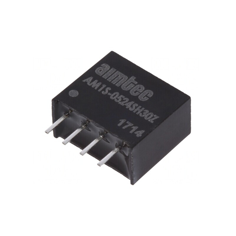 Convertor DC/DC 1W 5V la 24V 50mA SIP4 | Electronic-mag.ro | Componente Electronice