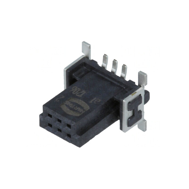 Conector PCB-PCB Mamă 6 PIN 1,27mm Har-flex 2,3A | Electronic-mag.ro | Componente Electronice
