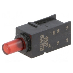 Comutator Acţionat Prin Apăsare 2 Poz DPDT 0.5A 60VAC THT | Electronic-mag.ro | Componente Electronice