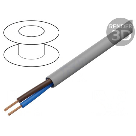 Cablu Neecranat ÖLFLEX CLASSIC 100 H 2x1,5mm2 450V/750V Cu | Electronic-mag.ro | Componente Electronice