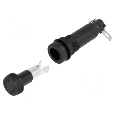 Clemă siguranțe cilindrice 10A 250V | Electronic-mag.ro | Componente Electronice