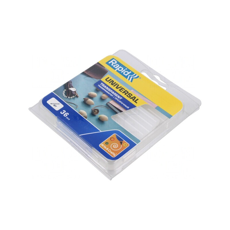 Adeziv Termofuzibil Transparent 7mm x 90mm - 36 Bucăți | Electronic-mag.ro | Componente Electronice