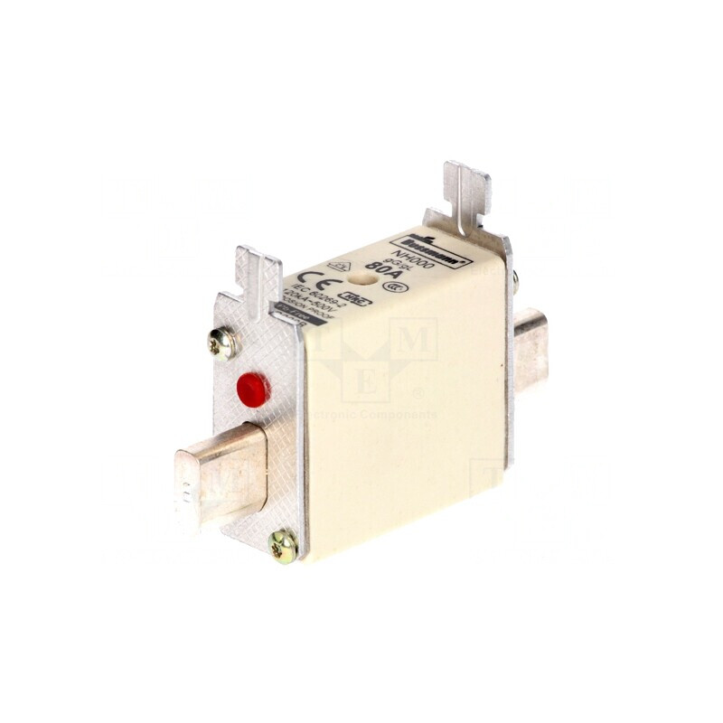 Siguranță Ceramică Industrială 80A 500VAC 250VDC | Electronic-mag.ro | Componente Electronice