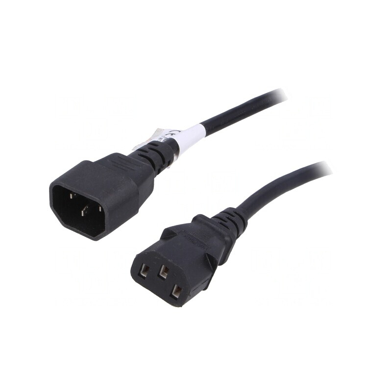 Cablu Prelungitor IEC C13 la C14 5m Negru 10A | Electronic-mag.ro | Componente Electronice Cablu Prelungitor IEC C13 la C14 5m Negru 10A | Electronic-mag.ro | Componente Electronice