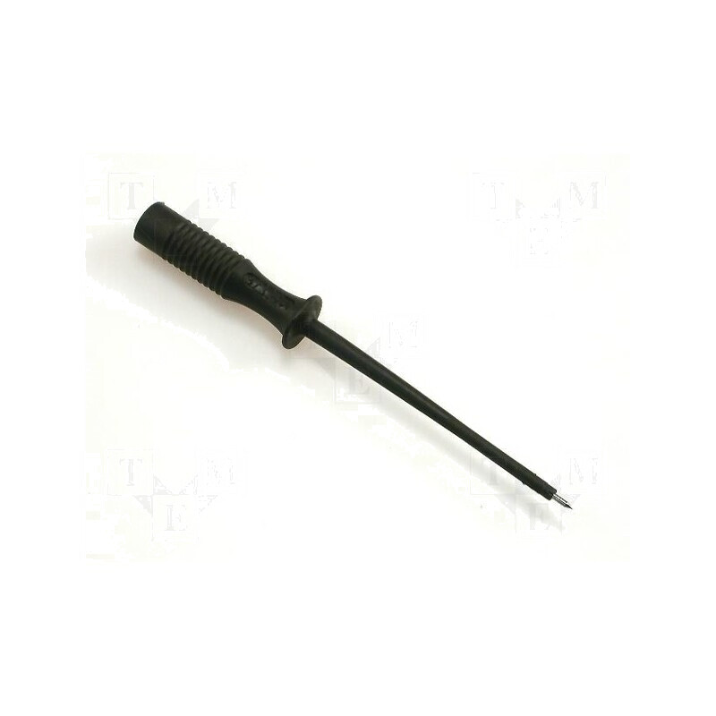 Terminal de măsurare 60V negru vârf aurit 1mm | Electronic-mag.ro | Componente Electronice