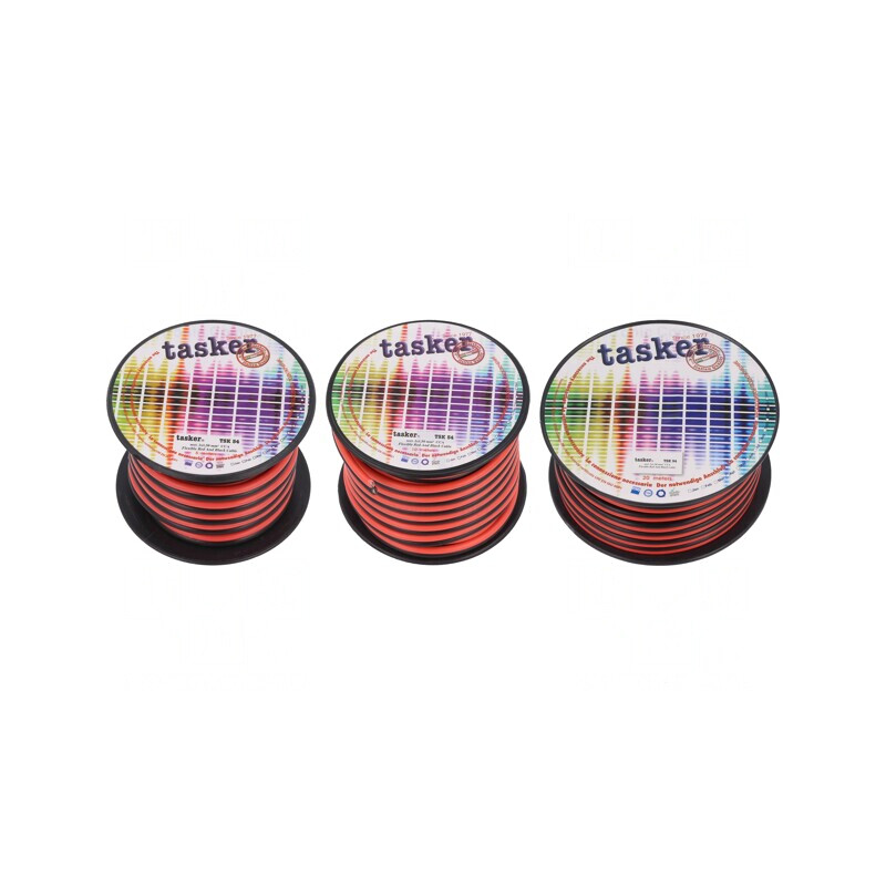 Cablu Difuzor 2x1mm2 Negru-Roșu Neecranat | Electronic-mag.ro | Componente Electronice