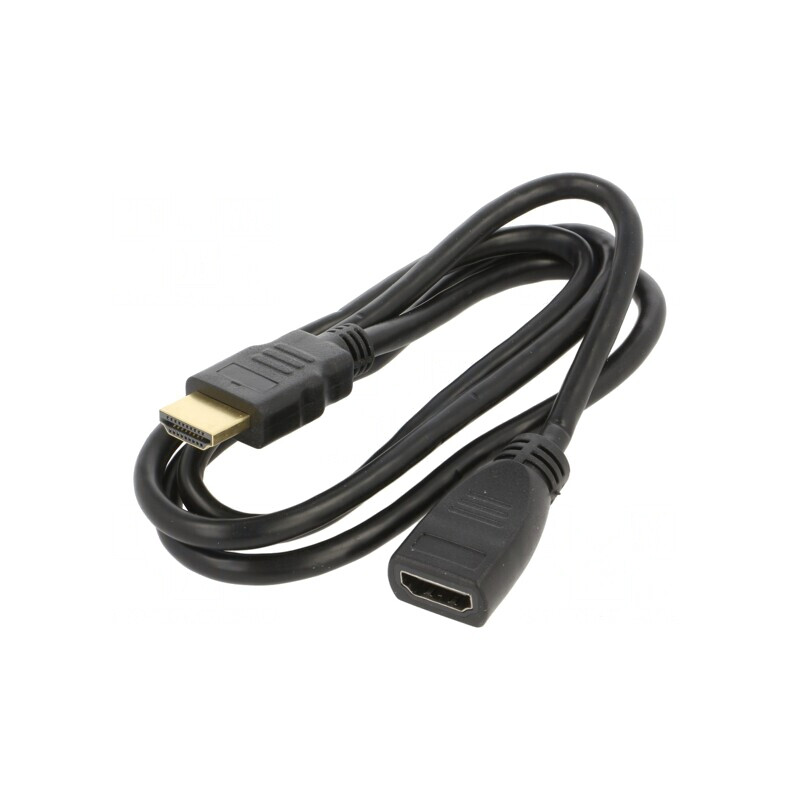 Cablu HDMI 1.4 1m Negru | Electronic-mag.ro | Componente Electronice