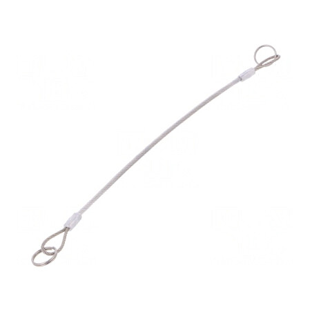 Cablu de Asigurare PVC 500mm Oțel Inoxidabil | Electronic-mag.ro | Componente Electronice