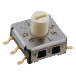 Întrerupător Codificare DEC/BCD 10 Poz SMT | Electronic-mag.ro | Componente Electronice