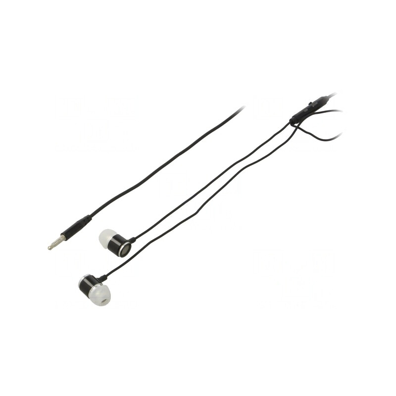 Căști In-Ear cu Microfon Jack 3,5mm Negru 0,9m | Electronic-mag.ro | Componente Electronice Căști In-Ear cu Microfon Jack 3,5mm Negru 0,9m | Electronic-mag.ro | Componente Electronice