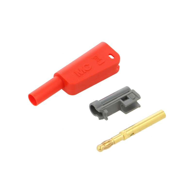 Conector Banană 4mm Roșu 32A 1kV cu Izolație | Electronic-mag.ro | Componente Electronice Conector Banană 4mm Roșu 32A 1kV cu Izolație | Electronic-mag.ro | Componente Electronice