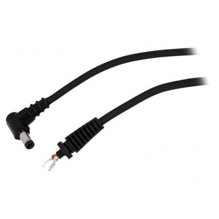 Cablu Alimentare 5,5/2,1mm Negru 1,5m | Electronic-mag.ro | Componente Electronice