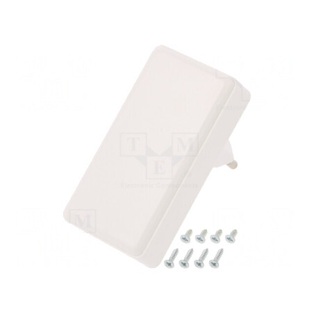 Carcasă Alimentator ABS Alb 78.5x40x21mm | Electronic-mag.ro | Componente Electronice