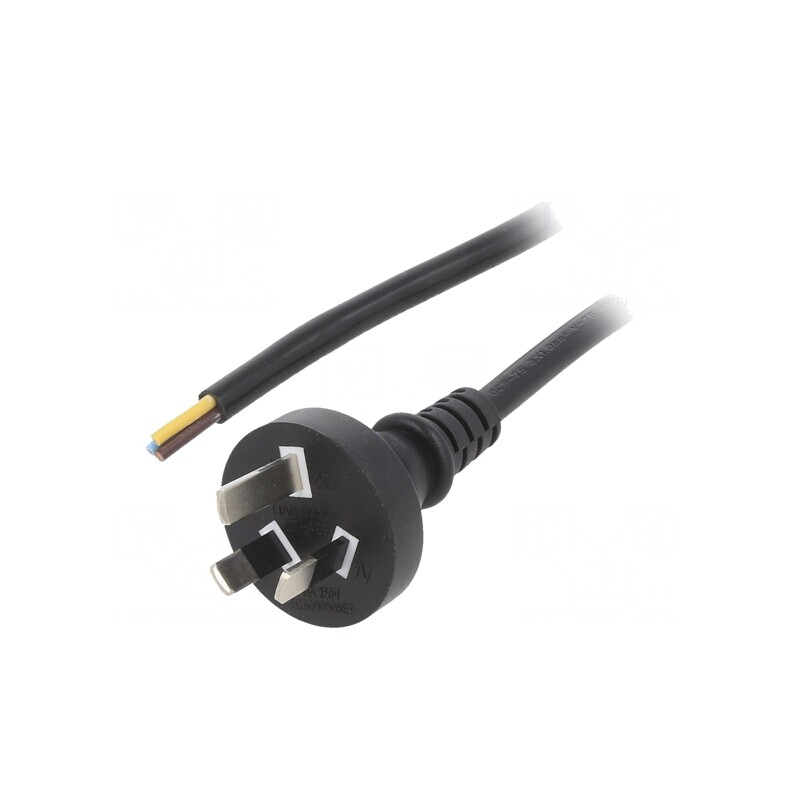 Cablu PVC 3m 3x1mm2 Negru 10A AS/NZS 3112 | Electronic-mag.ro | Componente Electronice Cablu PVC 3m 3x1mm2 Negru 10A AS/NZS 3112 | Electronic-mag.ro | Componente Electronice
