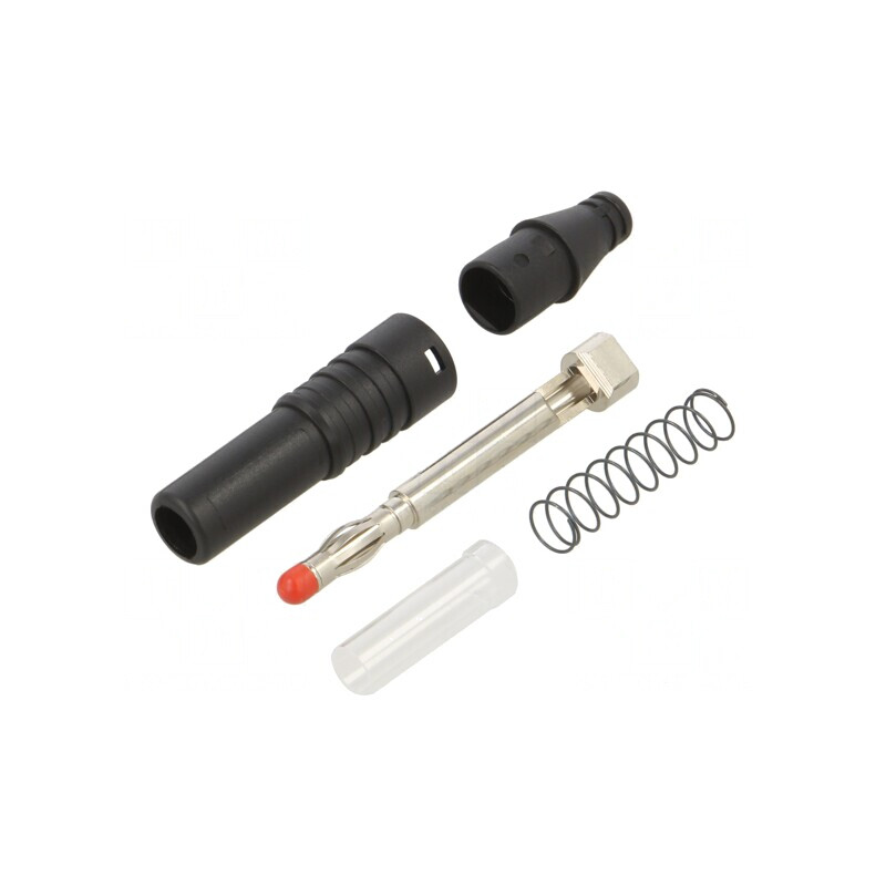 Mufă Banană 4mm Neagră 32A Izolată | Electronic-mag.ro | Componente Electronice