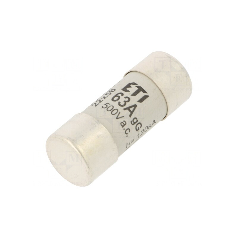 Siguranță cilindrică industrială gG 63A 690VAC | Electronic-mag.ro | Componente Electronice