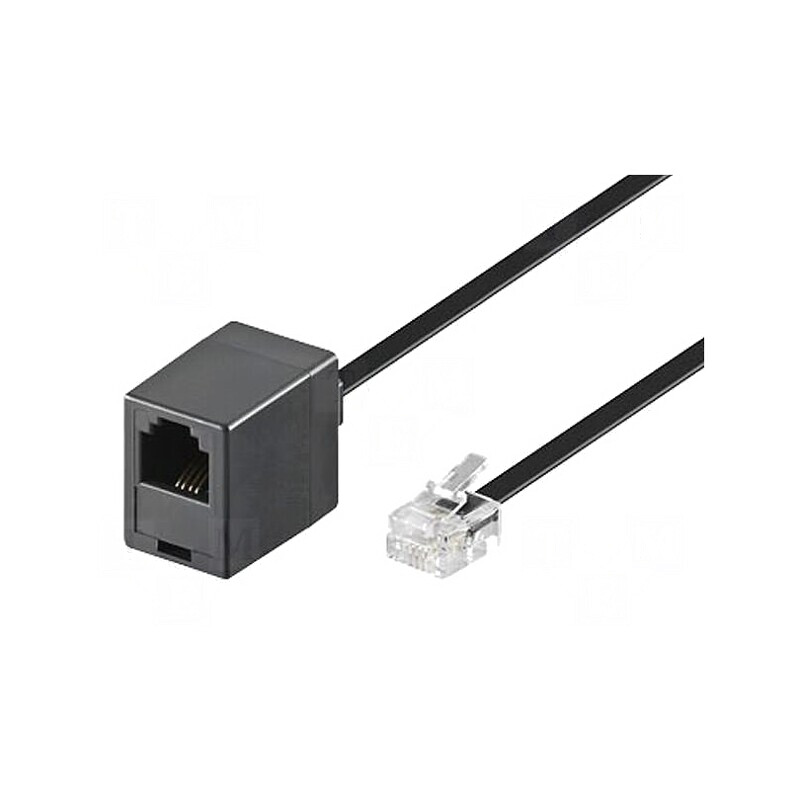 Cablu Telefon RJ11 15m Negru | Electronic-mag.ro | Componente Electronice Cablu Telefon RJ11 15m Negru | Electronic-mag.ro | Componente Electronice