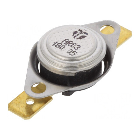 Termostat SPST-NC 180°C 16A 250VAC | Electronic-mag.ro | Componente Electronice