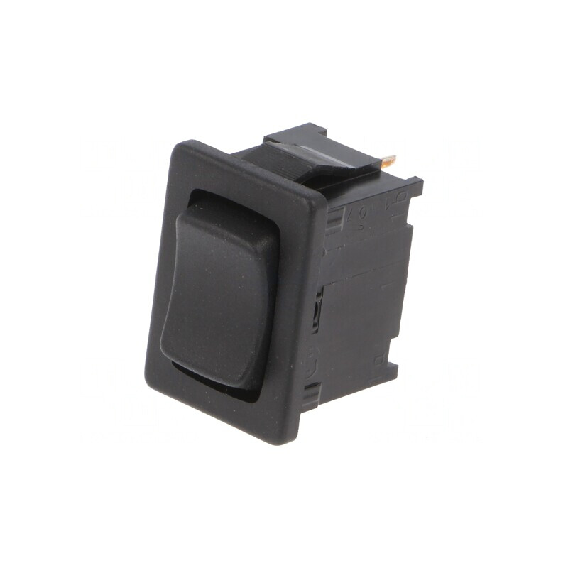 Comutator Basculant Negru 6A/250V IP40 | Electronic-mag.ro | Componente Electronice