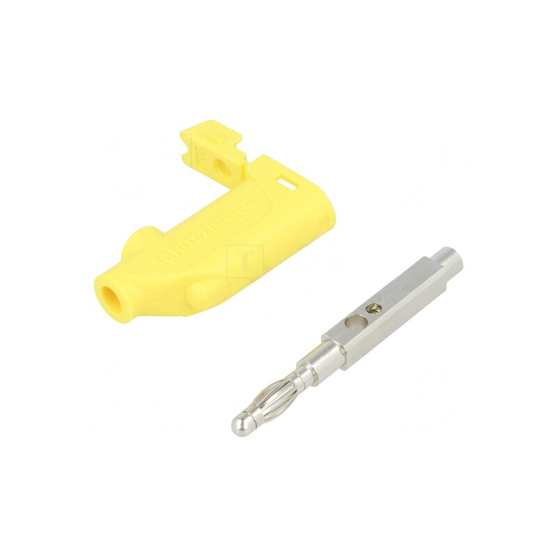 Mufă Banană 4mm 32A Galbenă | Electronic-mag.ro | Componente Electronice