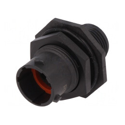 Conector Circular pentru Montare pe Panou cu Piuliță Frontală | Electronic-mag.ro | Componente Electronice