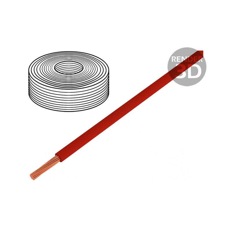 Cablu Electric H07Z-K 10mm2 Roșu 450V/750V | Electronic-mag.ro | Componente Electronice Cablu Electric H07Z-K 10mm2 Roșu 450V/750V | Electronic-mag.ro | Componente Electronice