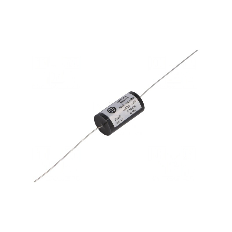 Condensator Polipropilenă 0.82uF 600VDC Ø14x33mm THT | Electronic-mag.ro | Componente Electronice