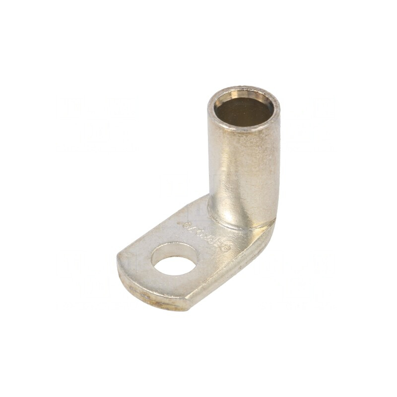 Vârf Inelar Tubular M10 70mm2 Unghi 90° Crimpat pe Cablu | Electronic-mag.ro | Componente Electronice