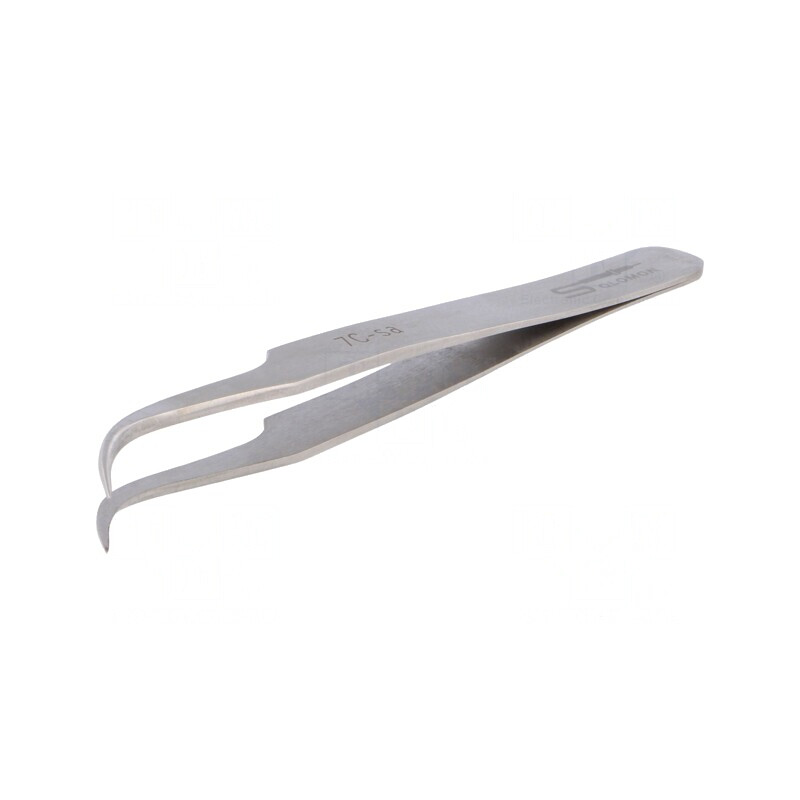 Pensetă Precizie 100mm Vârf Curbat Îngustat | Electronic-mag.ro | Componente Electronice