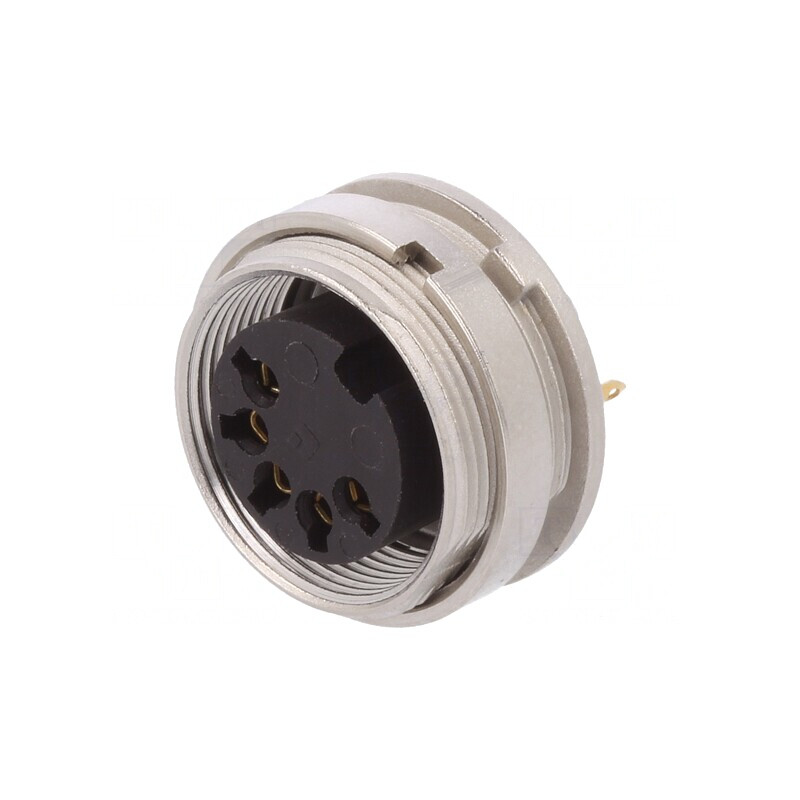 Conector M16 Mamă 5 PIN 5A 60V IP40 0,75mm² | Electronic-mag.ro | Componente Electronice