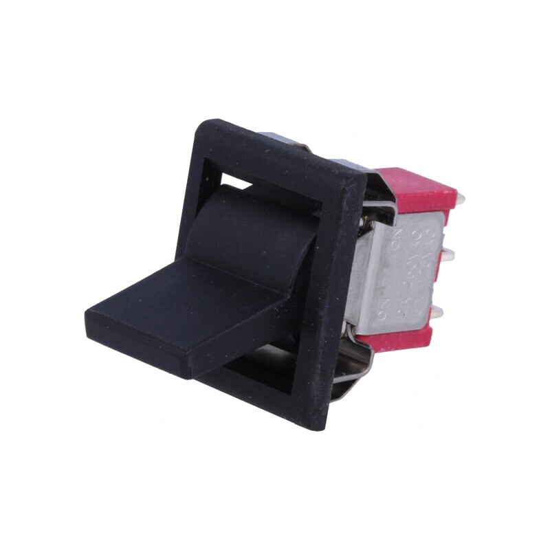 Comutator ROCKER SPDT ON-ON 5A Negru | Electronic-mag.ro | Componente Electronice