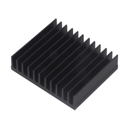 Radiator Negru cu Aripioare 50mm x 59,69mm | Electronic-mag.ro | Componente Electronice
