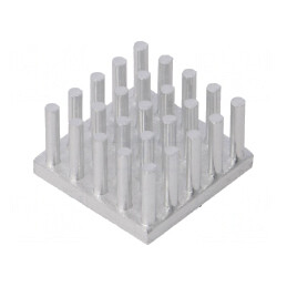 Radiator extrudat cu aripioare 18x18x10mm | Electronic-mag.ro | Componente Electronice