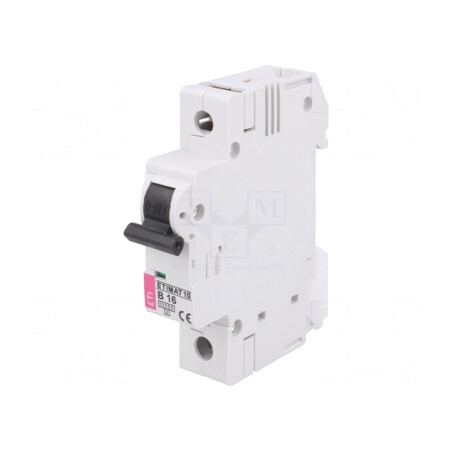 Întrerupător de supracurent 16A 1P 10kA 230/400V | Electronic-mag.ro | Componente Electronice