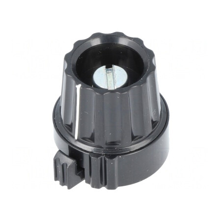 Buton de precizie negru 6mm | Electronic-mag.ro | Componente Electronice