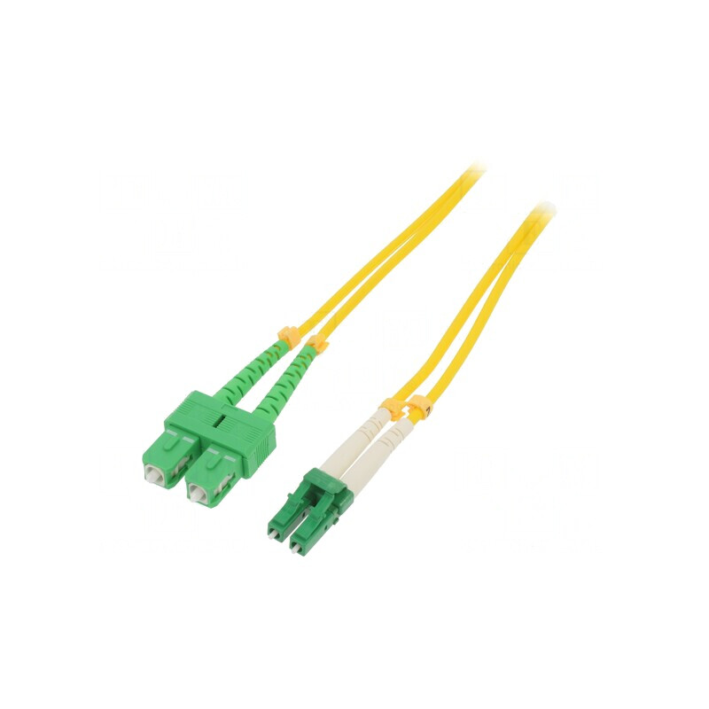 Patch Cord Fibră Optică LC/APC-SC/APC 1m 9/125um | Electronic-mag.ro | Componente Electronice
