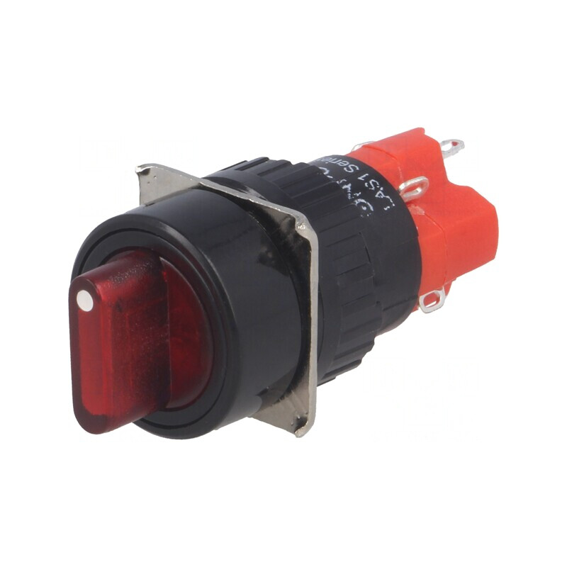 Comutator Rotativ 2 Poz SPST 3A/220VAC 2A/24VDC | Electronic-mag.ro | Componente Electronice
