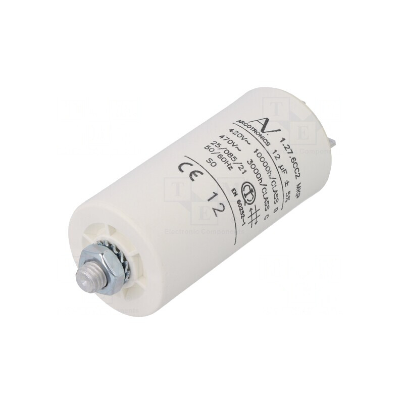 Condensator 12uF 420VAC pentru Motoare | Electronic-mag.ro | Componente Electronice Condensator 12uF 420VAC pentru Motoare | Electronic-mag.ro | Componente Electronice