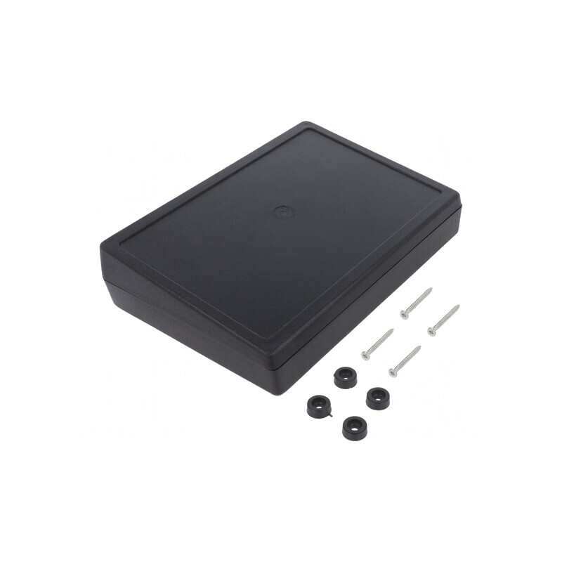 Carcasă desktop ABS neagră 139,5x190x49 mm | Electronic-mag.ro | Componente Electronice