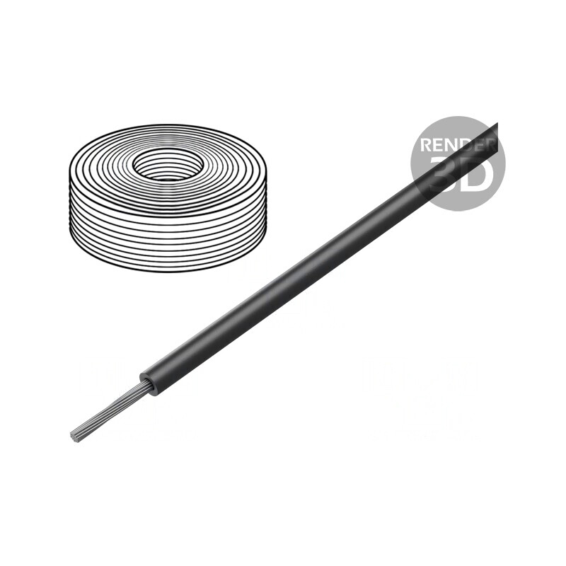 Cablu Silicon Negru 1x2,5mm2 500V | Electronic-mag.ro | Componente Electronice