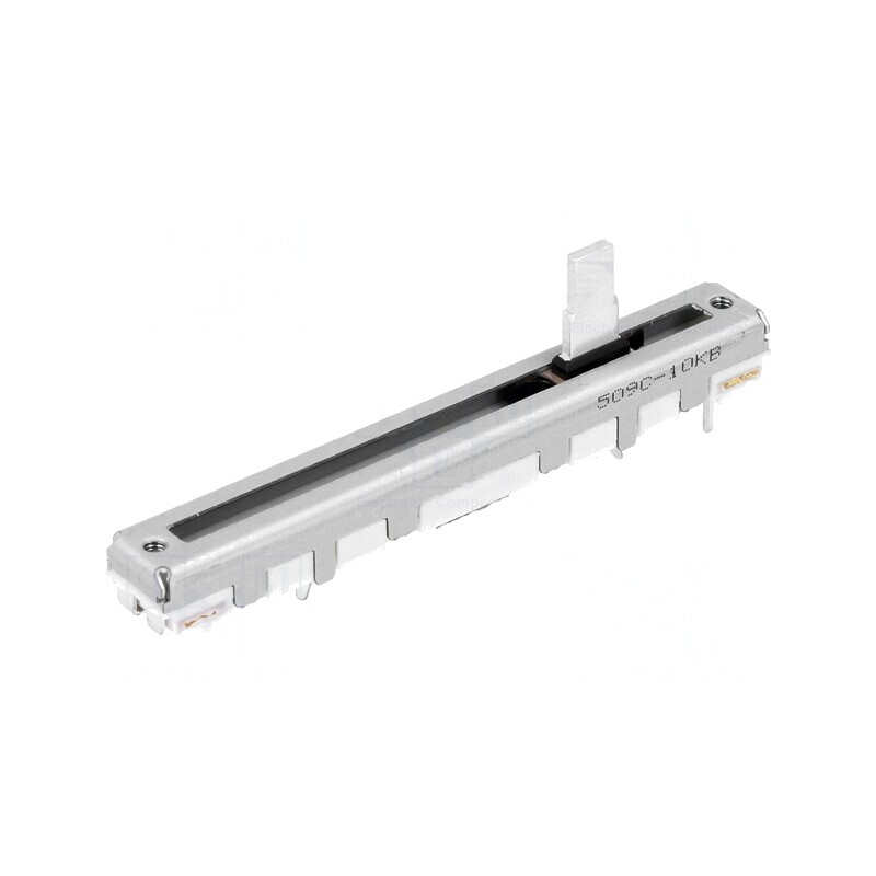 Potentiometru Glisant 10kΩ 250mW THT Linear Metalic | Electronic-mag.ro | Componente Electronice