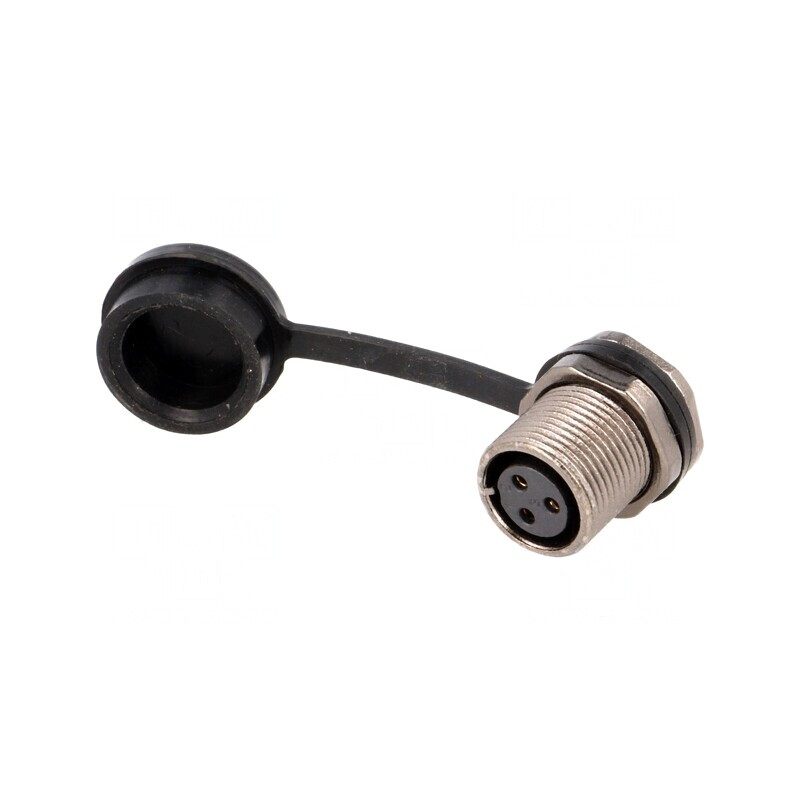 Soclu ST12 mamă 3 PIN IP67 13A 250V | Electronic-mag.ro | Componente Electronice