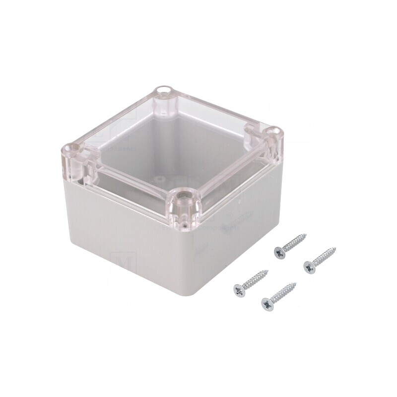 Carcasă Universală ABS Gri 80x82x55mm cu Garnitură | Electronic-mag.ro | Componente Electronice
